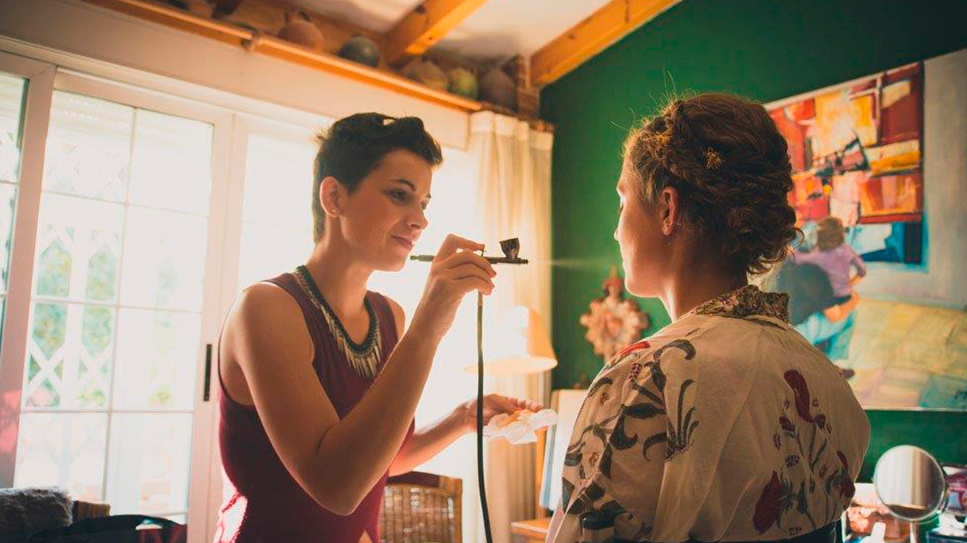 Maquillaje con aerografo para novias en Murcia, Cartagena y Lorca